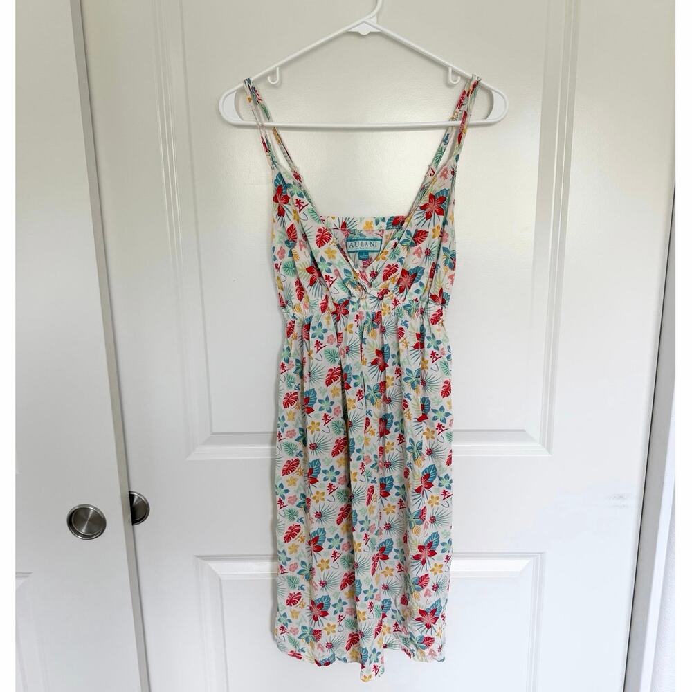Disney Aulani Surfing Mickey Tropical Dress Small